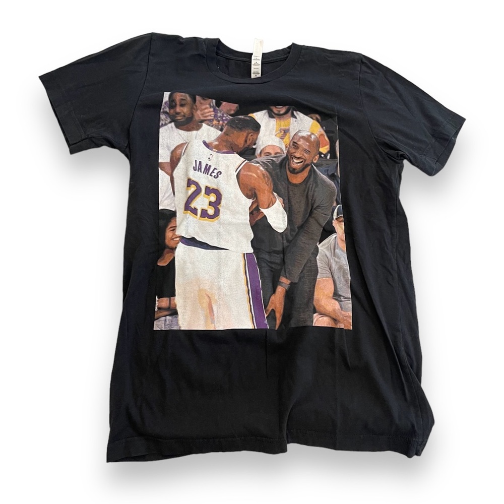 Kobe x LeBron Printed Graphic Tee | size M